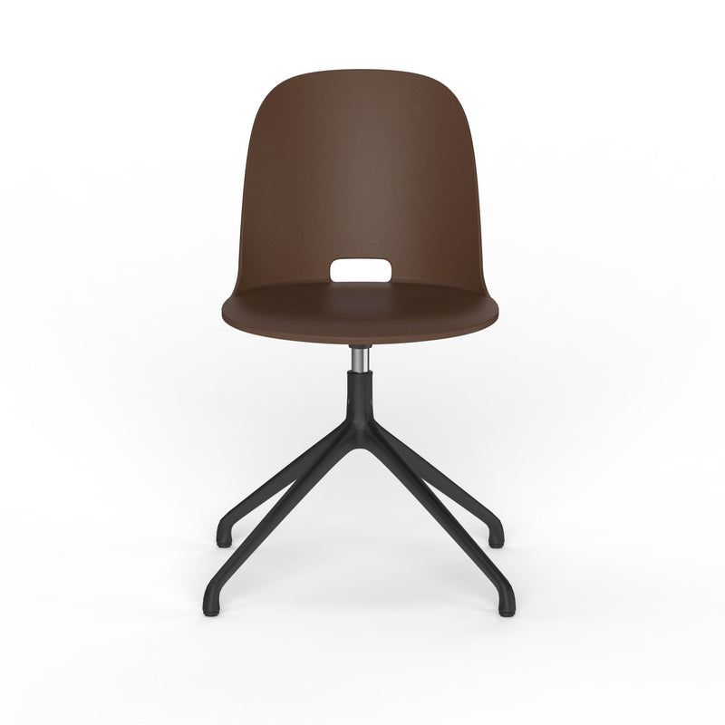Alfi Work Swivel Chair - Emeco - Chairs - Casters - Dark Brown - HORNE