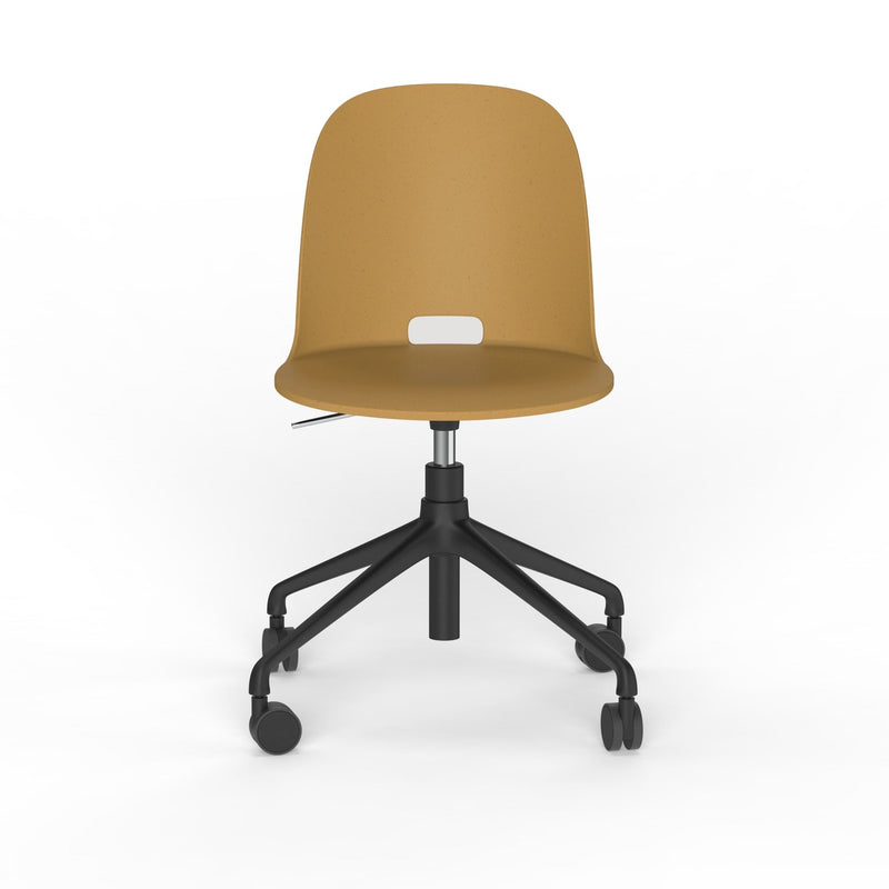 Alfi Work Swivel Chair - Emeco - Chairs - Casters - Dark Brown - HORNE