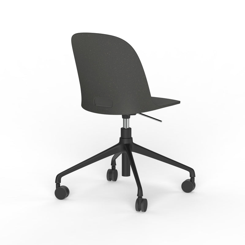 Alfi Work Swivel Chair - Emeco - Chairs - Casters - Dark Brown - HORNE