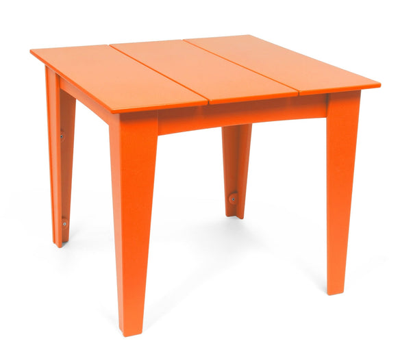 Alfresco Square Table - 36" - Loll Designs - Outdoor Furniture - Sunset Orange - HORNE