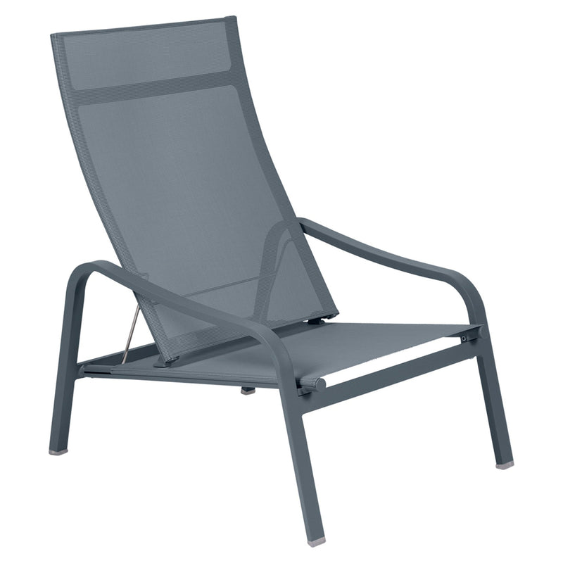 Alize Low Armchair - Stereo Fabric - Fermob - Outdoor Furniture - Acapulco Blue - HORNE