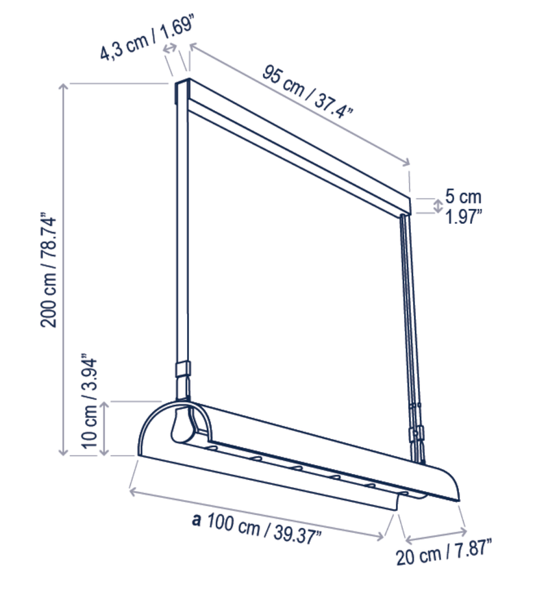 Aluet S/100 LED Dimmable Pendant - Bover - Pendants - Direct/ Indirect Light - 0 - 10V Dimmable - HORNE