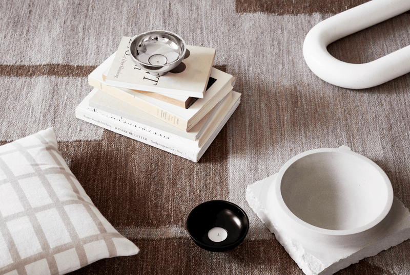 Alumina Tealight Candleholder - Kristina Dam - Candle Holders - Polished - HORNE