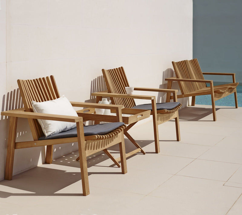 Amaze Teak Lounge Chair - Cane Line - Outdoor Furniture - No Cushion - HORNE