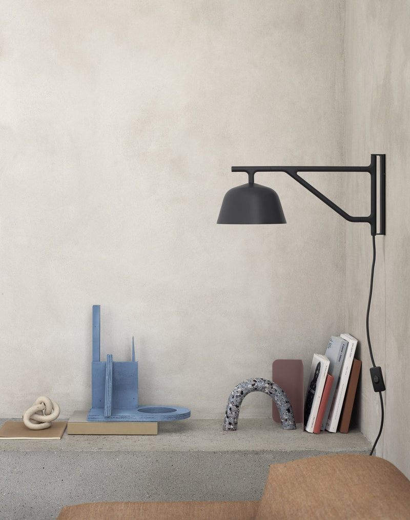 Ambit Wall Lamp - Muuto - Wall Sconces - Black - HORNE