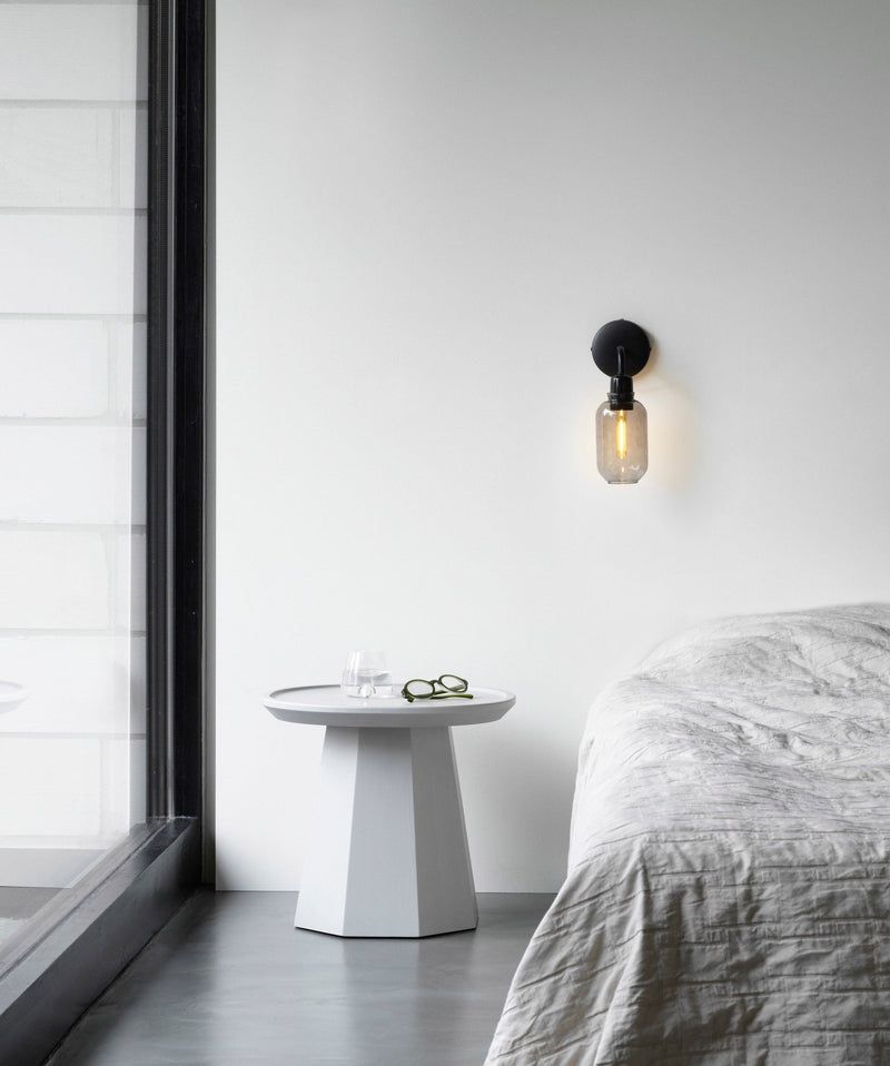 Amp Wall Lamp - Normann Copenhagen - Wall Sconces - Smoke Black - HORNE