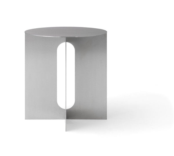 Androgyne Side Table - Brushed Steel - Audo Copenhagen - Tables + Desks - HORNE