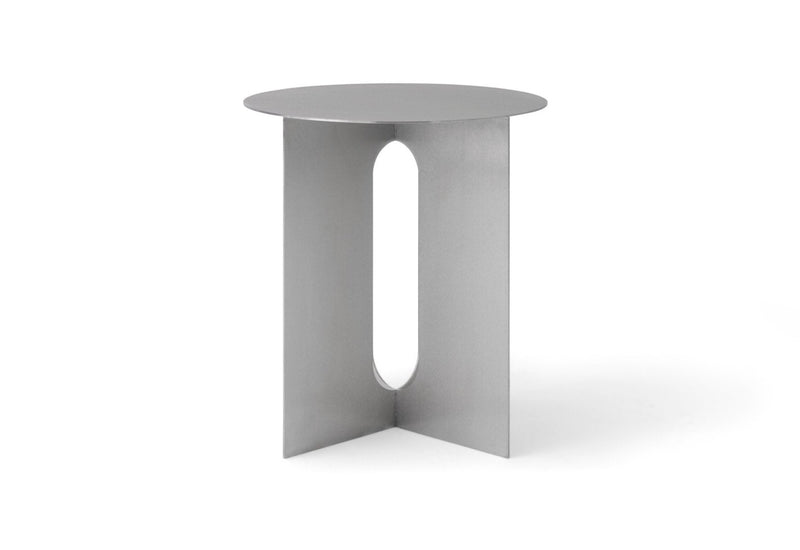 Androgyne Side Table - Brushed Steel - Audo Copenhagen - Tables + Desks - HORNE