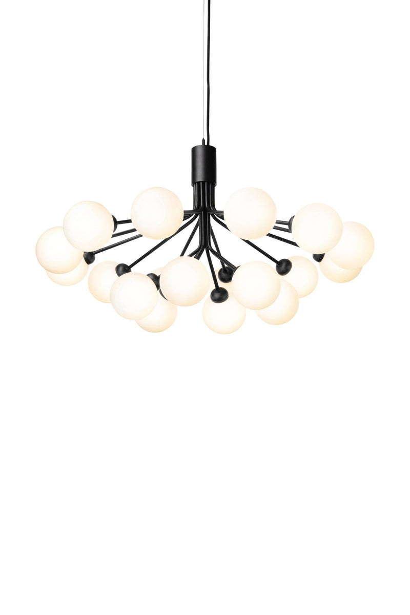 Apiales 18 Pendant - Nuura - Pendants - Brushed Brass/Opal White - HORNE