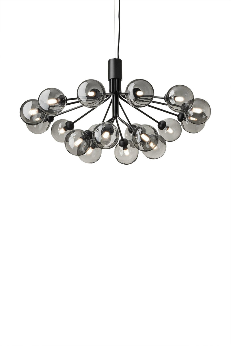 Apiales 18 Pendant - Nuura - Pendants - Brushed Brass/Opal White - HORNE