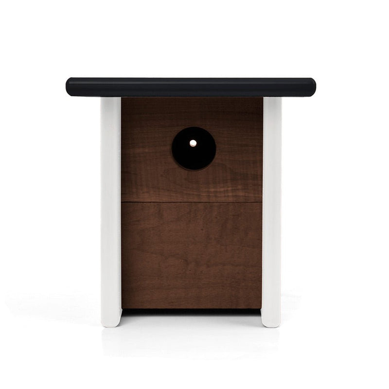 Arbor Modern Birdhouse - Loll Designs - Outdoor Accessories - Black - White - HORNE
