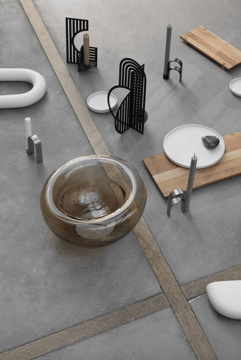 Arch Candleholder - Kristina Dam - Candle Holders - Vol 1 - Stainless Steel - HORNE