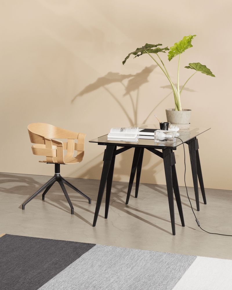 Arco Desk With Drawer - Design House Stockholm - Desks - White - HORNE
