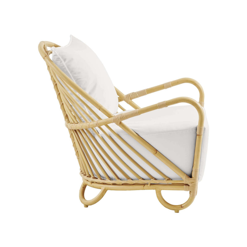 Arne Jacobsen Charlottenborg Exterior Chair - Sika Design - Outdoor Furniture - Dove White - Tempotest White Canvas - HORNE