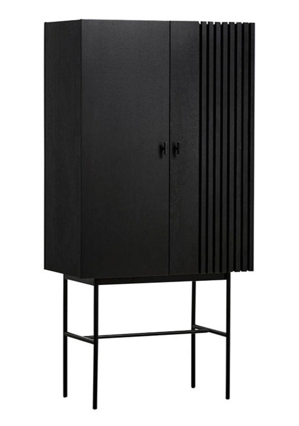 Array Highboard 80 - Woud - Sideboards + Cabinets - Black - HORNE
