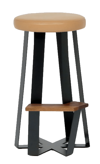 ARS Counter Stool - Leather - Artless - Stools + Benches + Ottomans - Canyon - HORNE