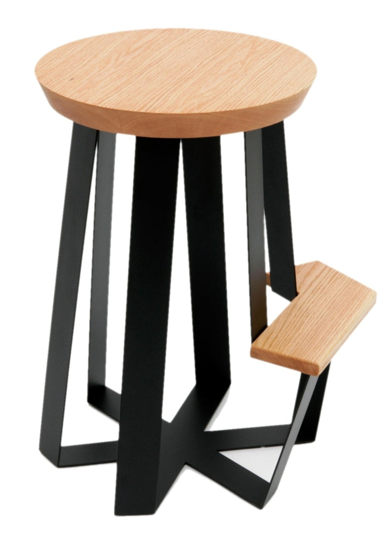 ARS Counter Stool - Wood - Artless - Stools + Benches + Ottomans - Walnut - HORNE