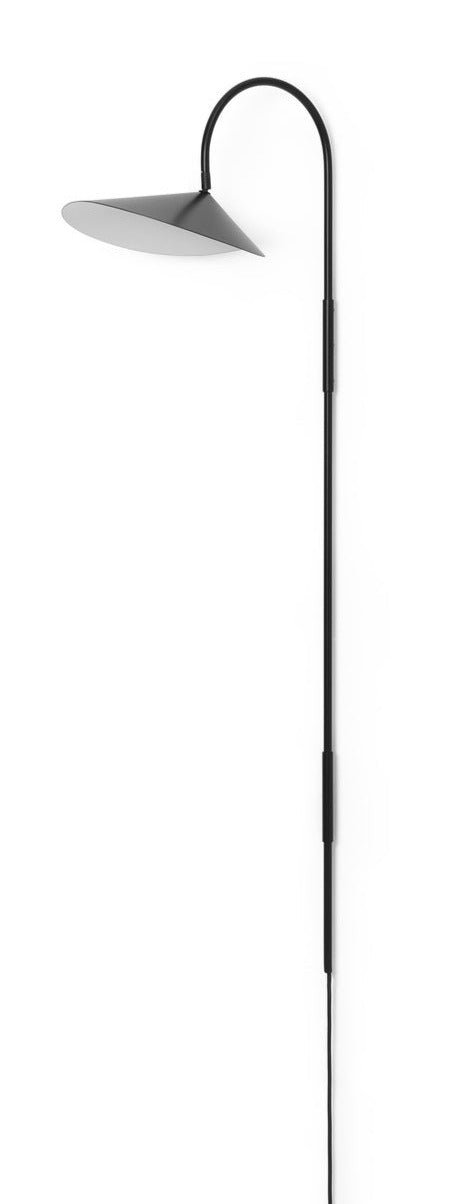 Arum Swivel Wall Lamp Tall - Ferm Living - Wall Sconces - Black - HORNE