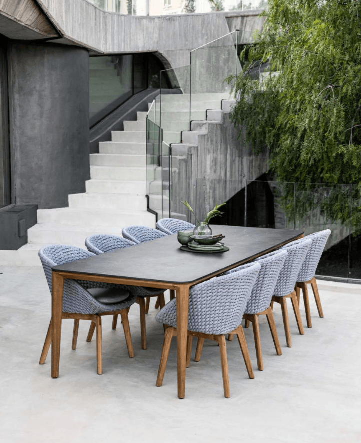 Aspect Teak Dining Table - Rectangle - Cane Line - Outdoor Furniture - Large - 82.7