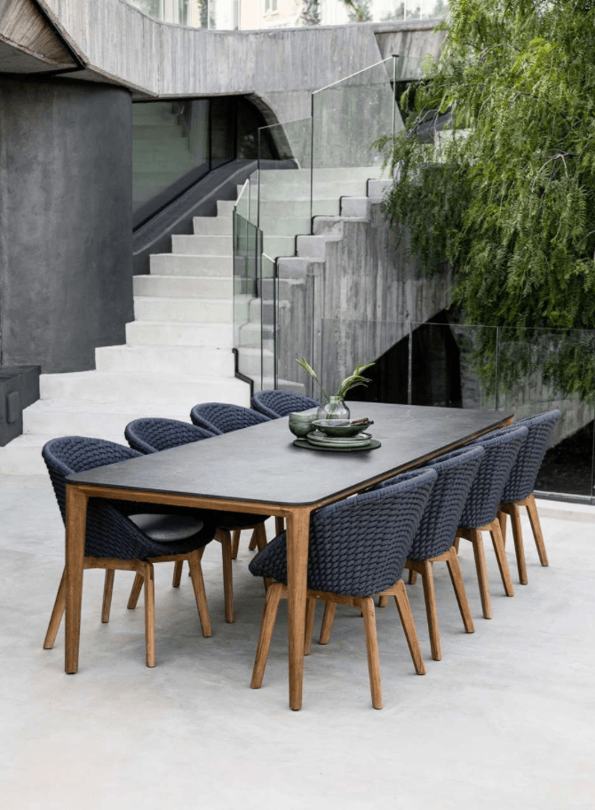 Aspect Teak Dining Table - Rectangle - Cane Line - Outdoor Furniture - Large - 82.7