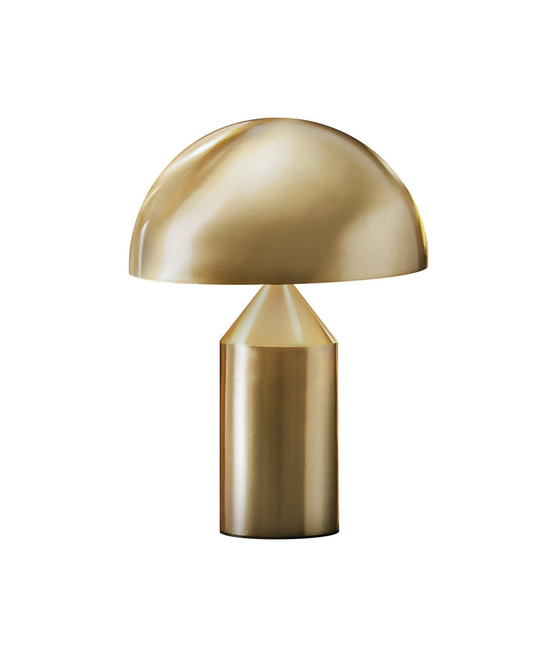Atollo Metal Table Lamp - Oluce - Table + Task - Satin Bronze - Small - HORNE