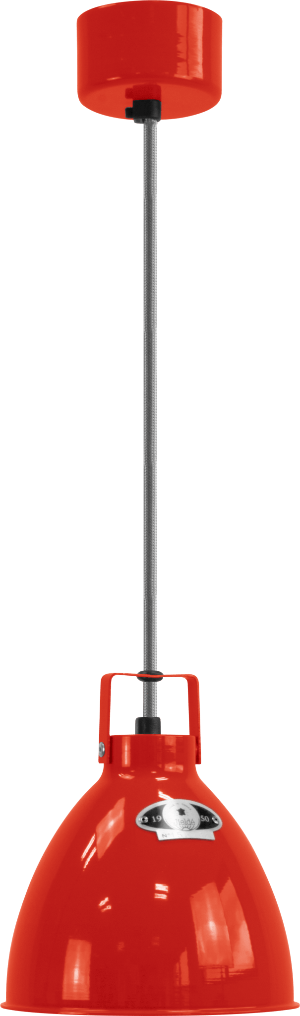 Augustin Pendant - A160 - Glossy Finish - Jielde - Pendants - Silver Grey - RAL9006 - Gold - HORNE