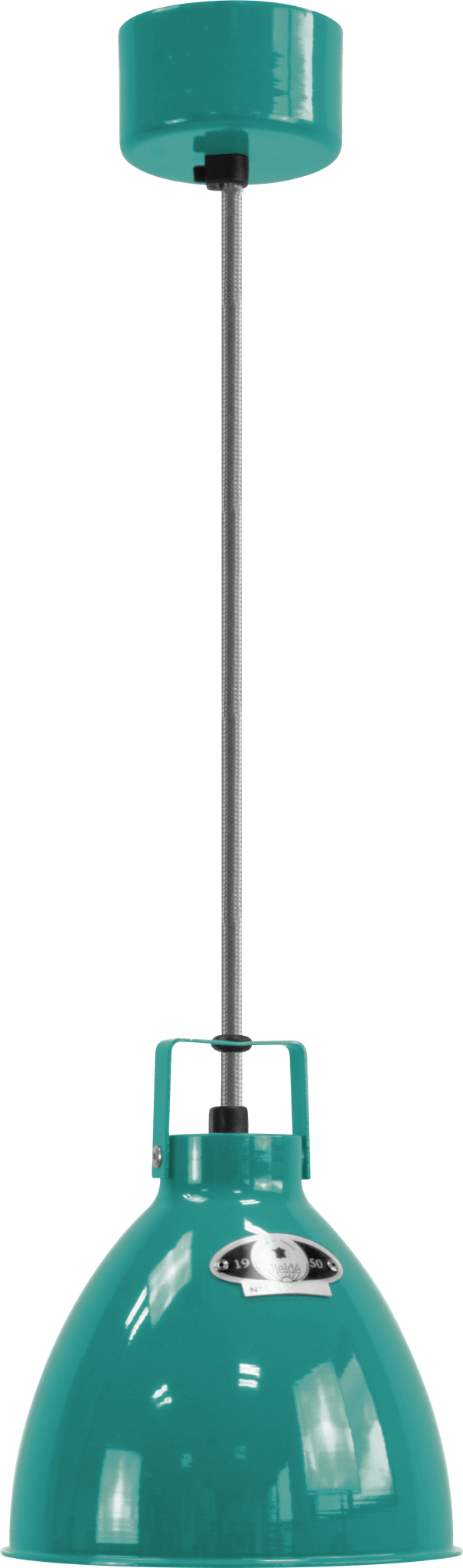 Augustin Pendant - A160 - Glossy Finish - Jielde - Pendants - Silver Grey - RAL9006 - Gold - HORNE