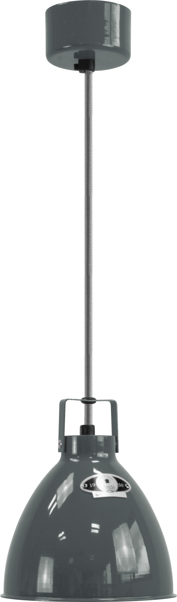 Augustin Pendant - A160 - Glossy Finish - Jielde - Pendants - Silver Grey - RAL9006 - Gold - HORNE