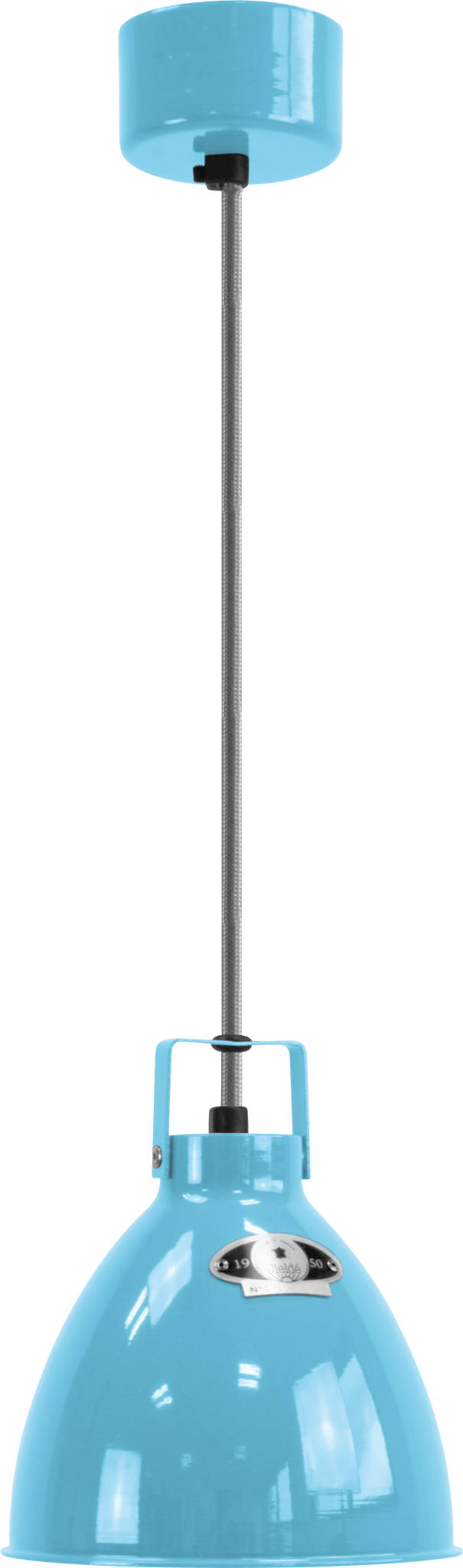 Augustin Pendant - A160 - Glossy Finish - Jielde - Pendants - Silver Grey - RAL9006 - Gold - HORNE