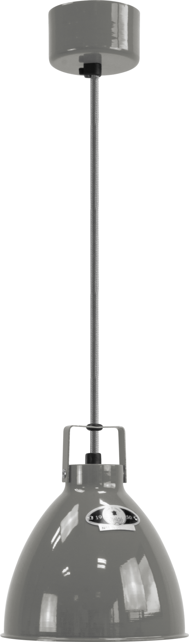 Augustin Pendant - A160 - Glossy Finish - Jielde - Pendants - Silver Grey - RAL9006 - Gold - HORNE