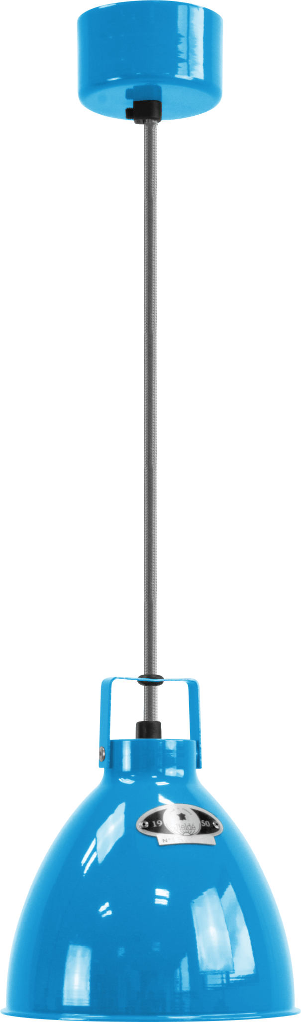 Augustin Pendant - A160 - Glossy Finish - Jielde - Pendants - Silver Grey - RAL9006 - Gold - HORNE