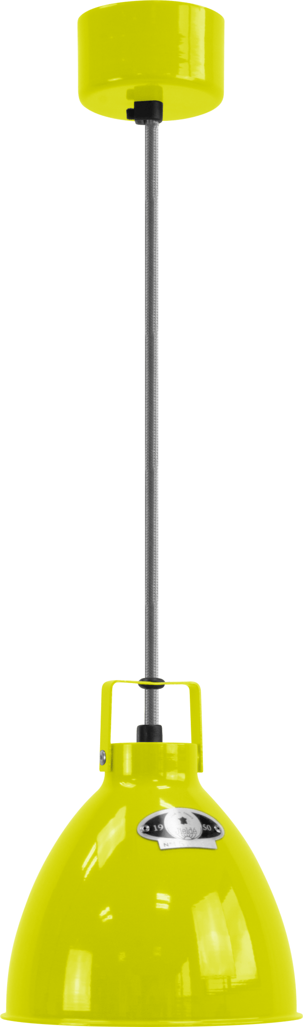 Augustin Pendant - A160 - Glossy Finish - Jielde - Pendants - Silver Grey - RAL9006 - Gold - HORNE