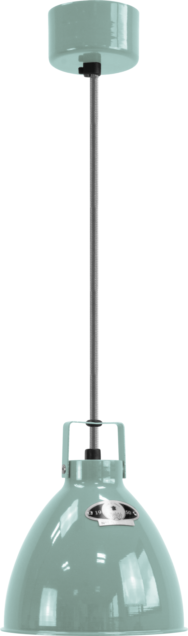 Augustin Pendant - A160 - Glossy Finish - Jielde - Pendants - Silver Grey - RAL9006 - Gold - HORNE