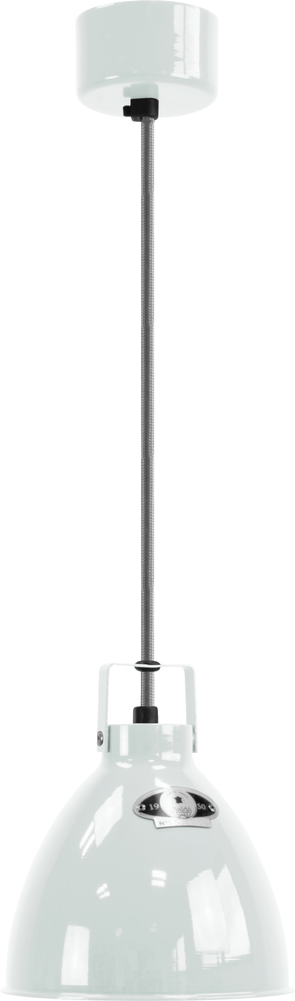 Augustin Pendant - A160 - Glossy Finish - Jielde - Pendants - Silver Grey - RAL9006 - Gold - HORNE