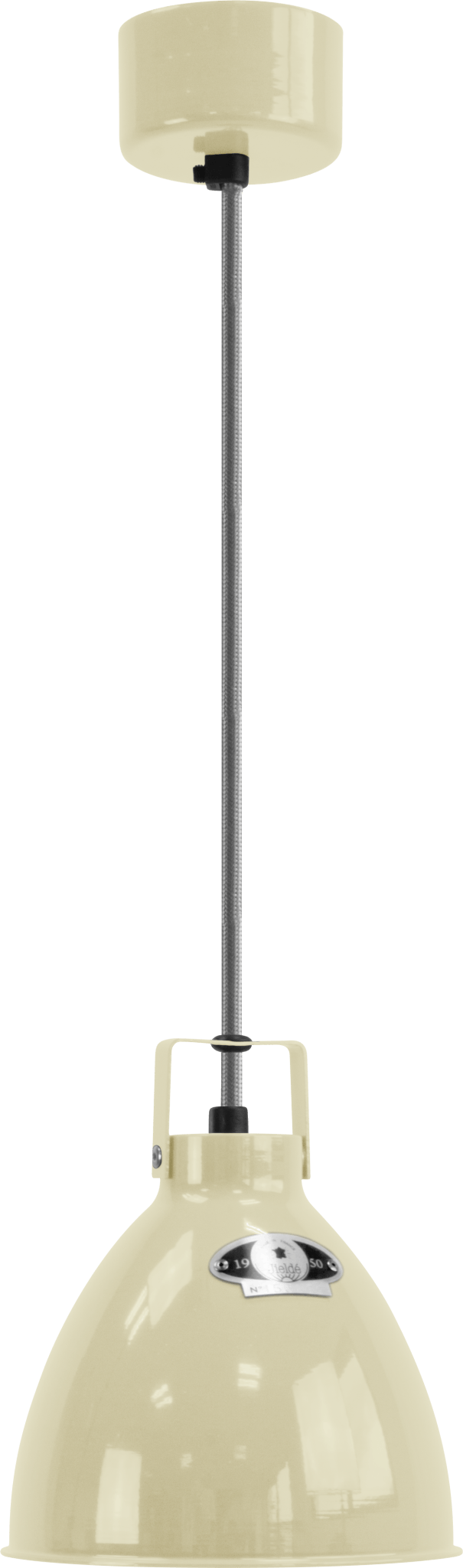 Augustin Pendant - A160 - Glossy Finish - Jielde - Pendants - Silver Grey - RAL9006 - Gold - HORNE