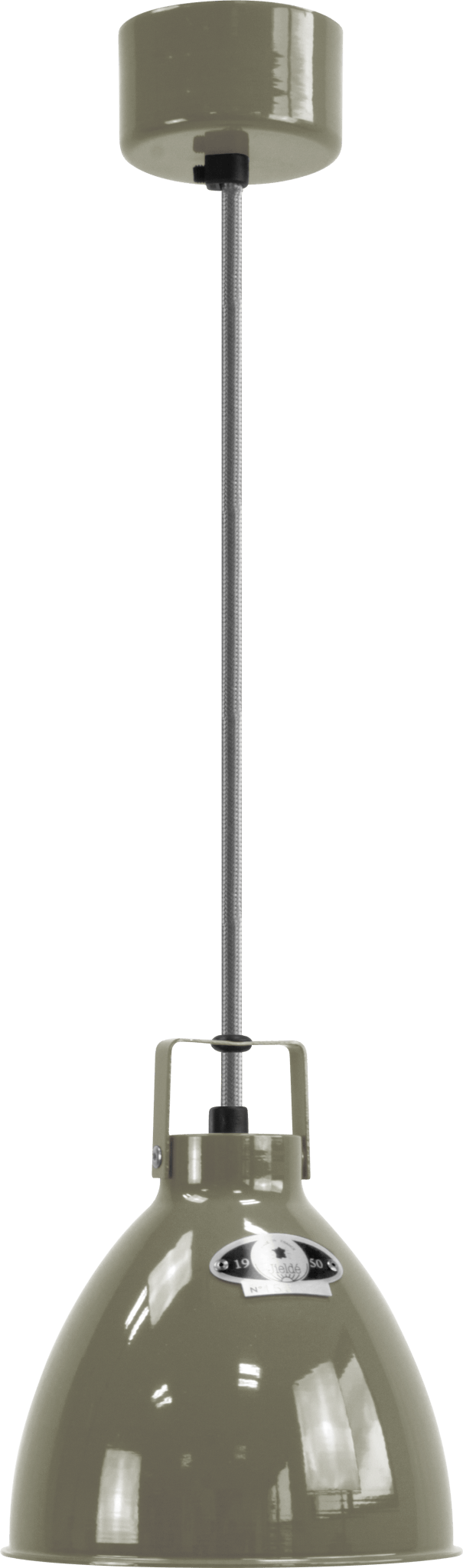 Augustin Pendant - A160 - Glossy Finish - Jielde - Pendants - Silver Grey - RAL9006 - Gold - HORNE