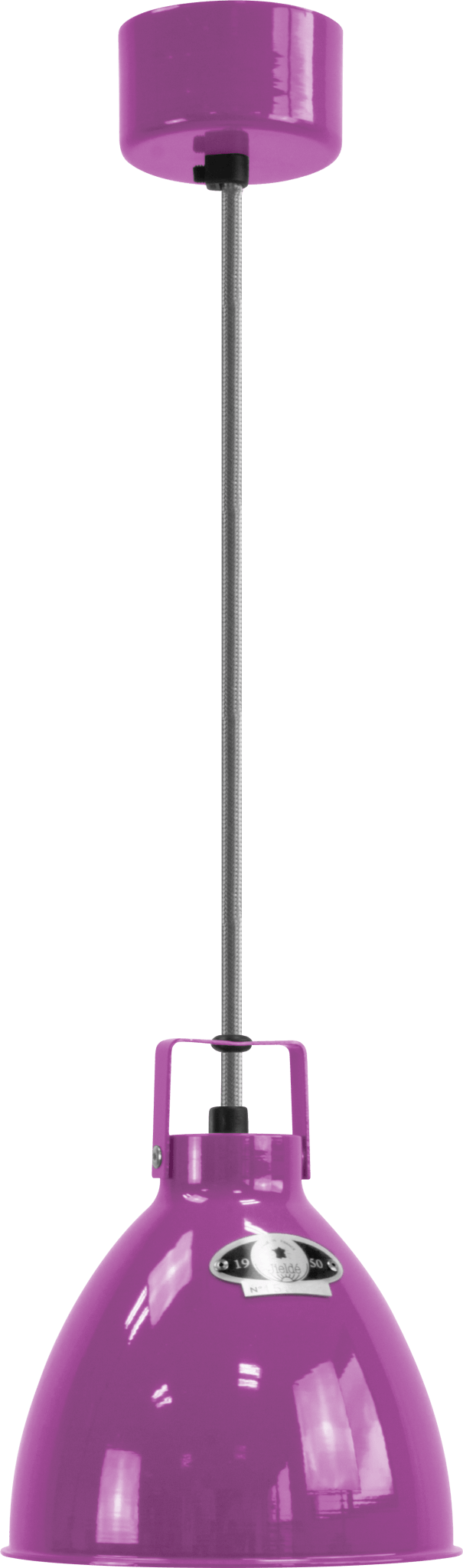 Augustin Pendant - A160 - Glossy Finish - Jielde - Pendants - Silver Grey - RAL9006 - Gold - HORNE