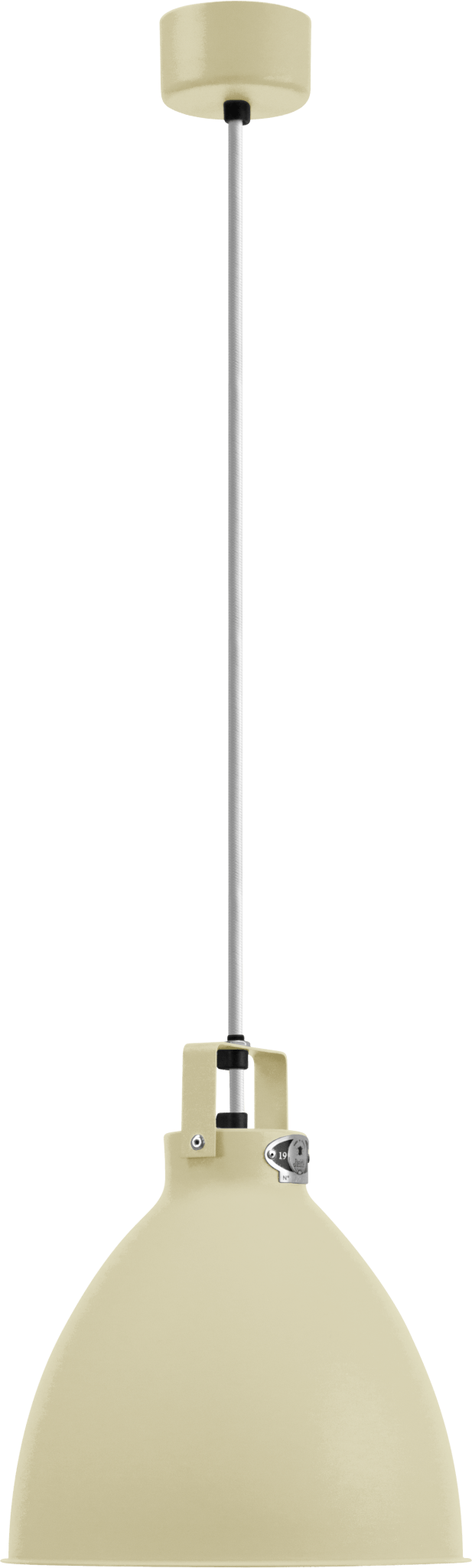 Augustin Pendant - A240 - Glossy Finish - Jielde - Pendants - Ocean Blue - RAL5020 - Gold - HORNE