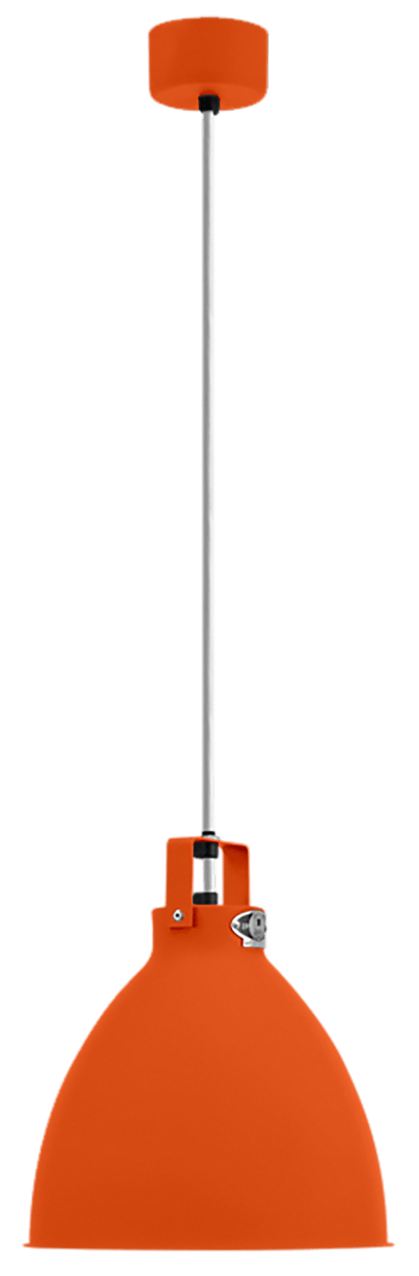 Augustin Pendant - A240 - Matte Finish - Jielde - Pendants - Orange - RAL2004 - Gold - HORNE