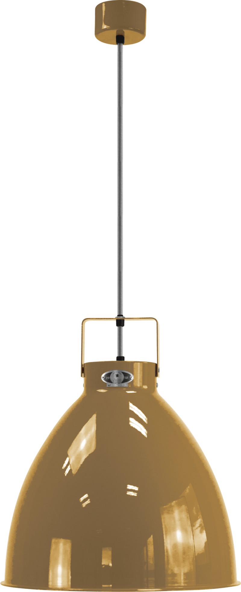 Augustin Pendant - A360 - Glossy Finish - Jielde - Pendants - Pink - RAL4003 - Gold - HORNE