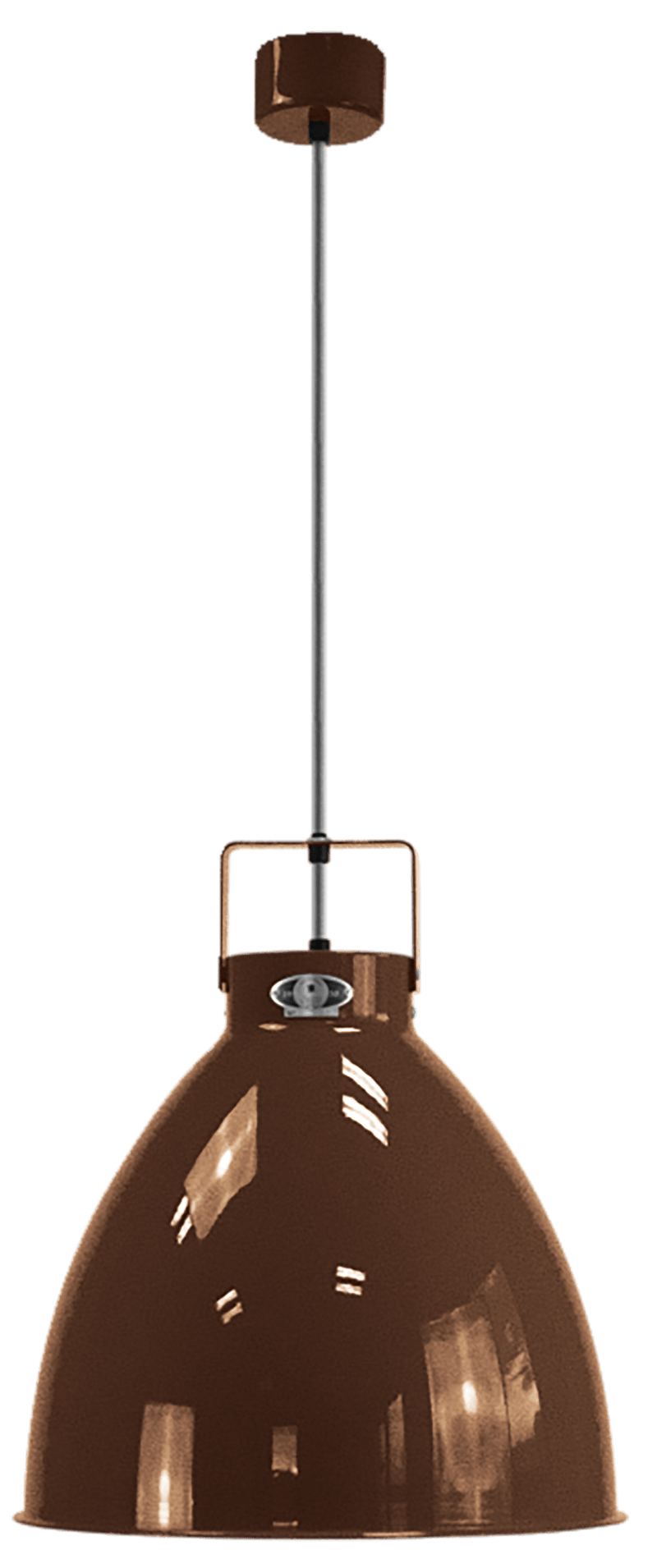 Augustin Pendant - A360 - Glossy Finish - Jielde - Pendants - Pink - RAL4003 - Gold - HORNE