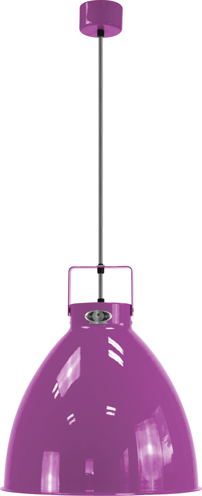 Augustin Pendant - A360 - Glossy Finish - Jielde - Pendants - Pink - RAL4003 - Gold - HORNE