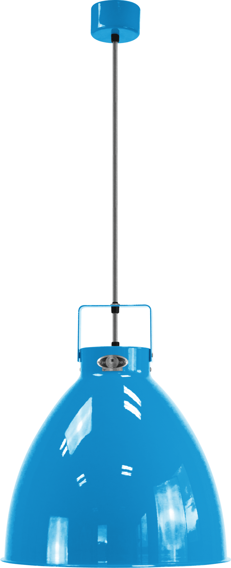 Augustin Pendant - A360 - Glossy Finish - Jielde - Pendants - Pink - RAL4003 - Gold - HORNE