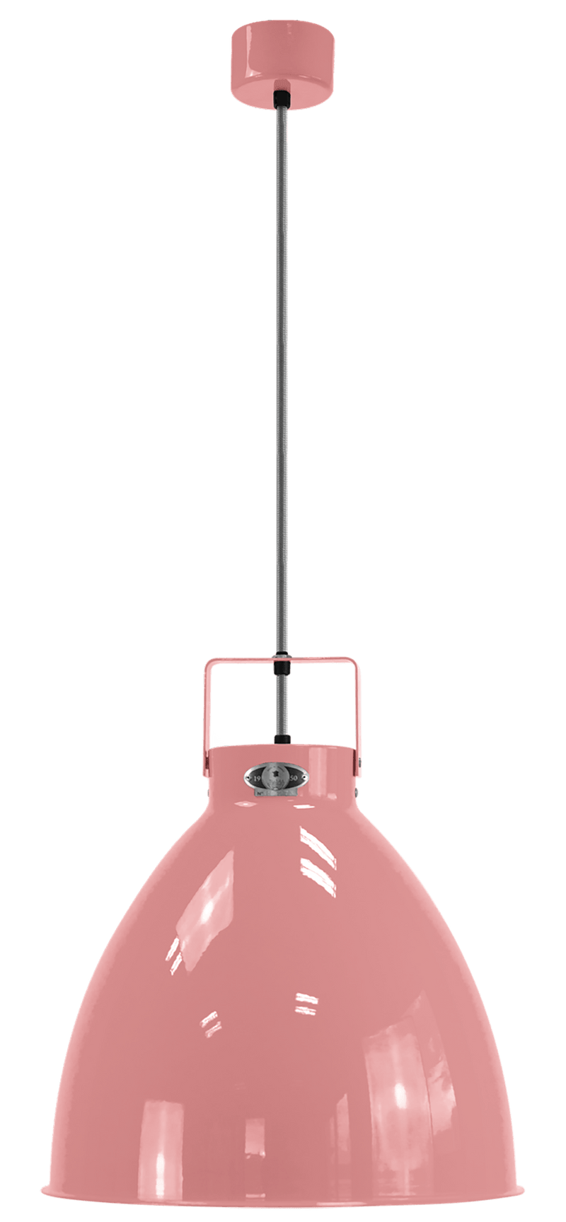 Augustin Pendant - A360 - Glossy Finish - Jielde - Pendants - Pink - RAL4003 - Gold - HORNE