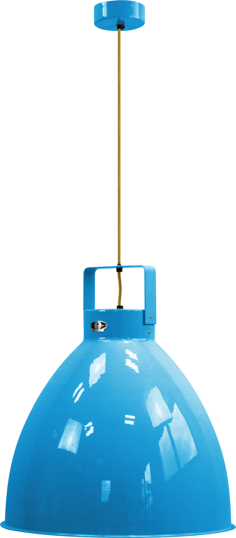 Augustin Pendant - A540 - Glossy FInish - Jielde - Pendants - Burgundy - RAL3005 - Gold - HORNE