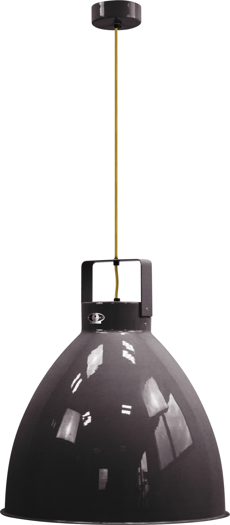 Augustin Pendant - A540 - Glossy FInish - Jielde - Pendants - Burgundy - RAL3005 - Gold - HORNE