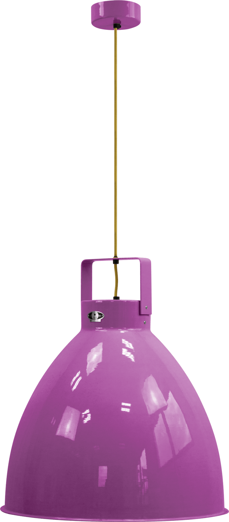 Augustin Pendant - A540 - Glossy FInish - Jielde - Pendants - Burgundy - RAL3005 - Gold - HORNE