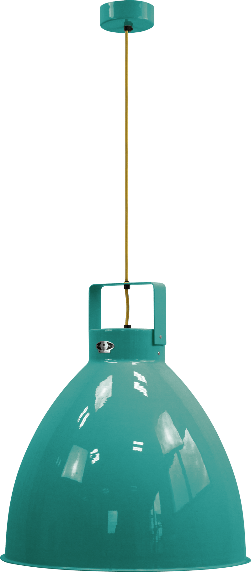 Augustin Pendant - A540 - Glossy FInish - Jielde - Pendants - Burgundy - RAL3005 - Gold - HORNE