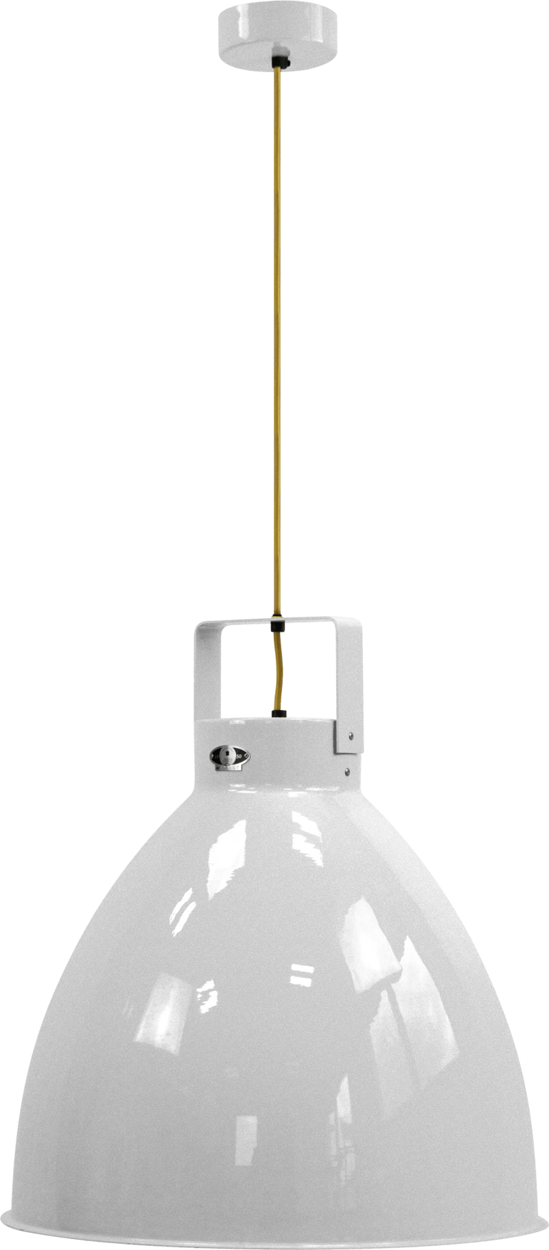 Augustin Pendant - A540 - Glossy FInish - Jielde - Pendants - Burgundy - RAL3005 - Gold - HORNE