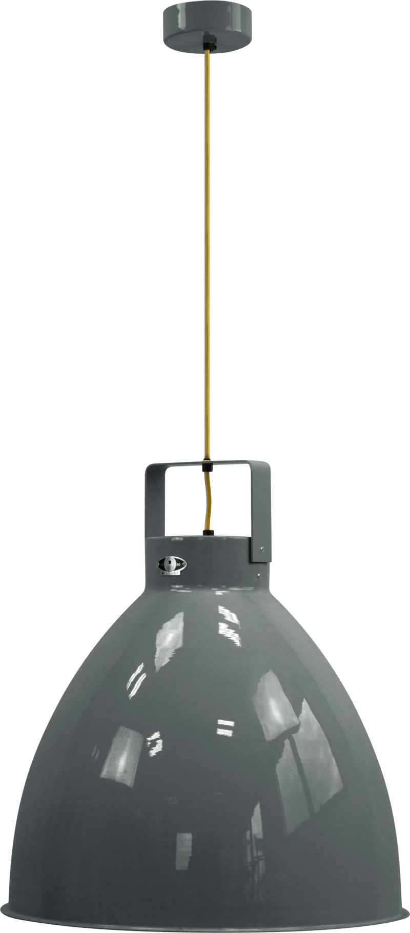 Augustin Pendant - A540 - Glossy FInish - Jielde - Pendants - Burgundy - RAL3005 - Gold - HORNE